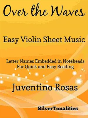 cover image of Over the Waves Easy Violin Sheet Music